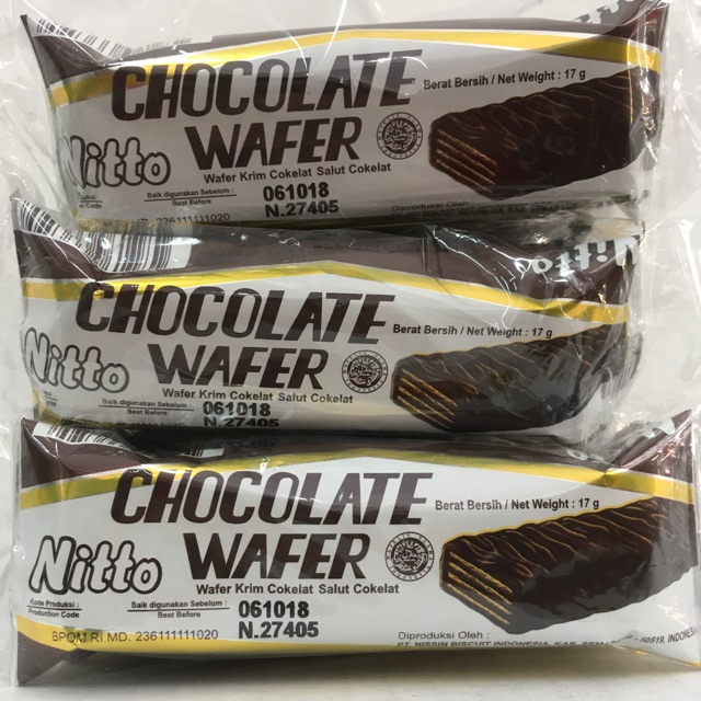 Jual Chocolate Wafer Nitto Nissin Biscuit Wafer Jadul | Shopee Indonesia