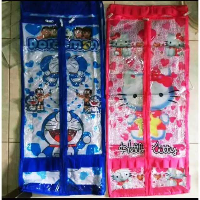 Jual Rak Jilbab Gantung Karakter Hanger Besi Banner Mika Kerudung hijab