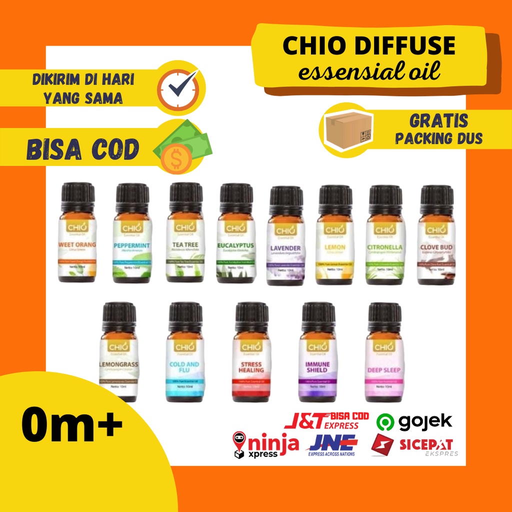 Jual Chio Essensial Oil Minyak Essential 3 ml Diffuse Diffuser