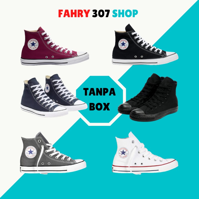 Jual Promo Termurah Sepatu Sneakers Converse All Star High Tanpa Boks | Shopee Indonesia