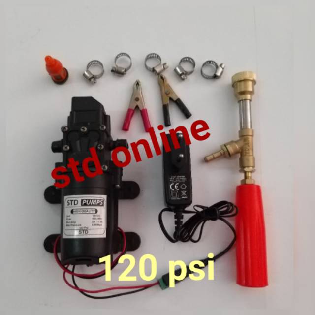 Paket steam dc 120psi tanpa selang doorsmears alat cuci ac cuci motor steam Shopee Indonesia