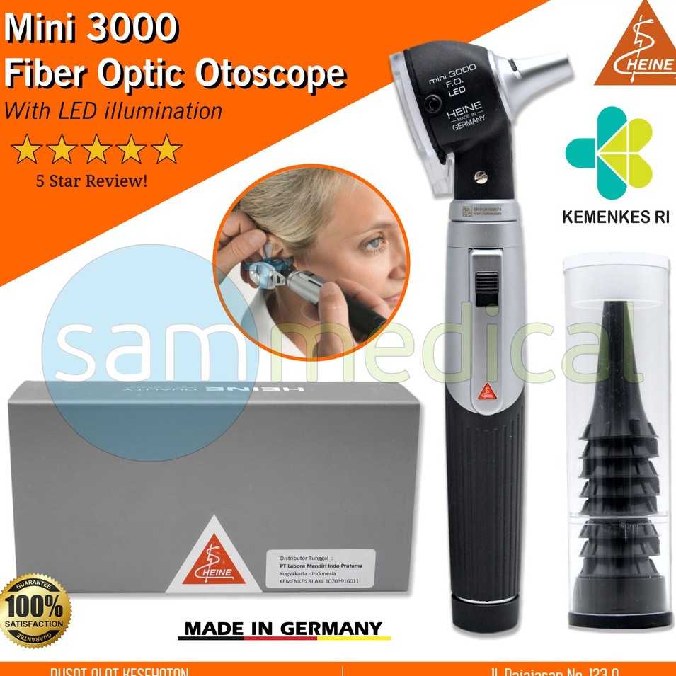 Jual Heine Mini 3000 Fiber Optic Otoscope Led | Shopee Indonesia