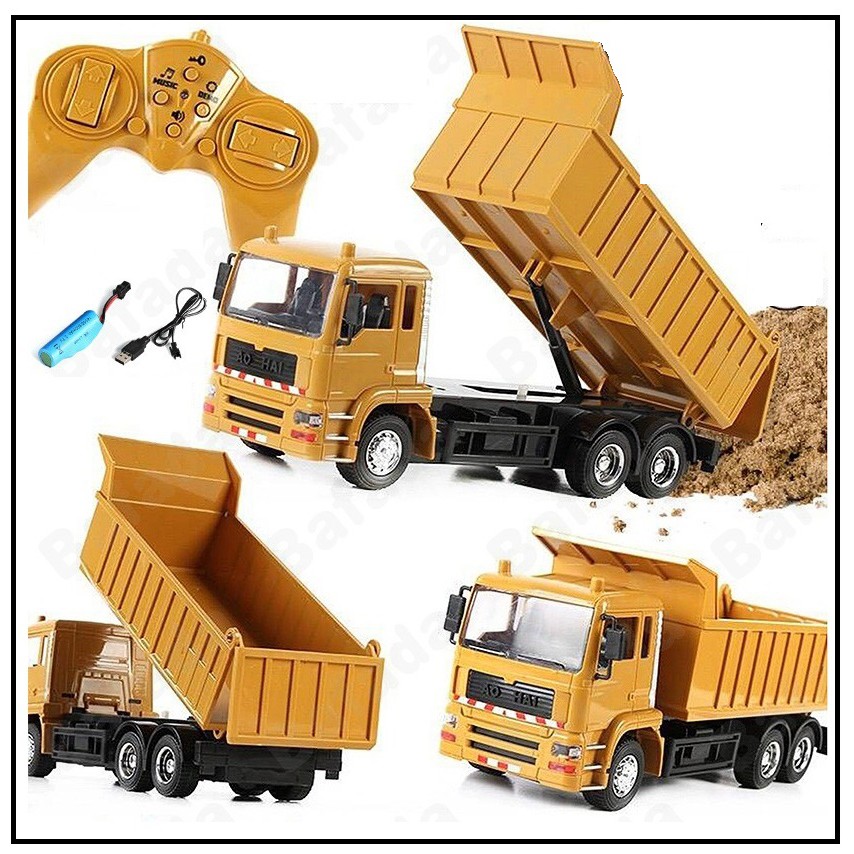 PROMO MAINAN ANAK ALAT BERAT DUM TRUCK / TRUK dump remote control