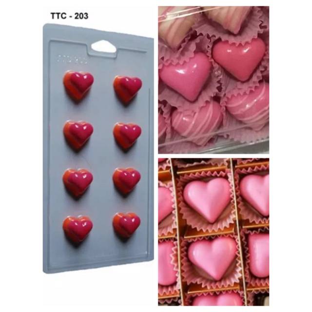Jual Cetakan Coklat Ttc Mika Love | Shopee Indonesia