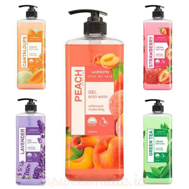 [READY STOCK] WATSONS Love My Skin Scented Body Wash 1000 ml Shopee