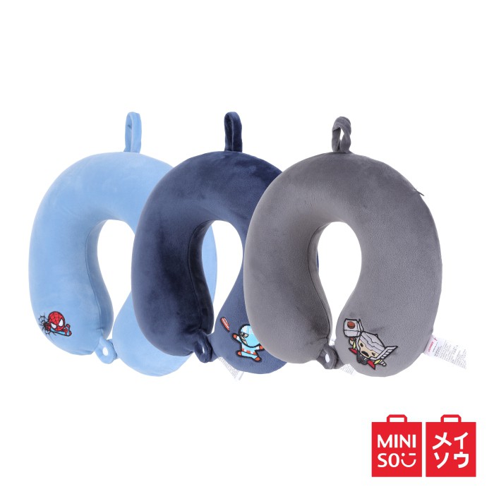 MINISO Marvel Bantal Leher Lucu Busa Memori UShaped Neck Pillow Memory