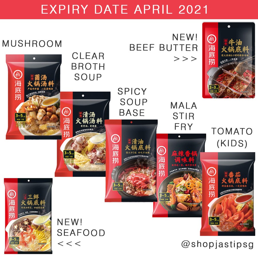 Haidilao Bumbu Hot Pot Steamboat Shabu Shabu Hotpot Qing Tang Mala