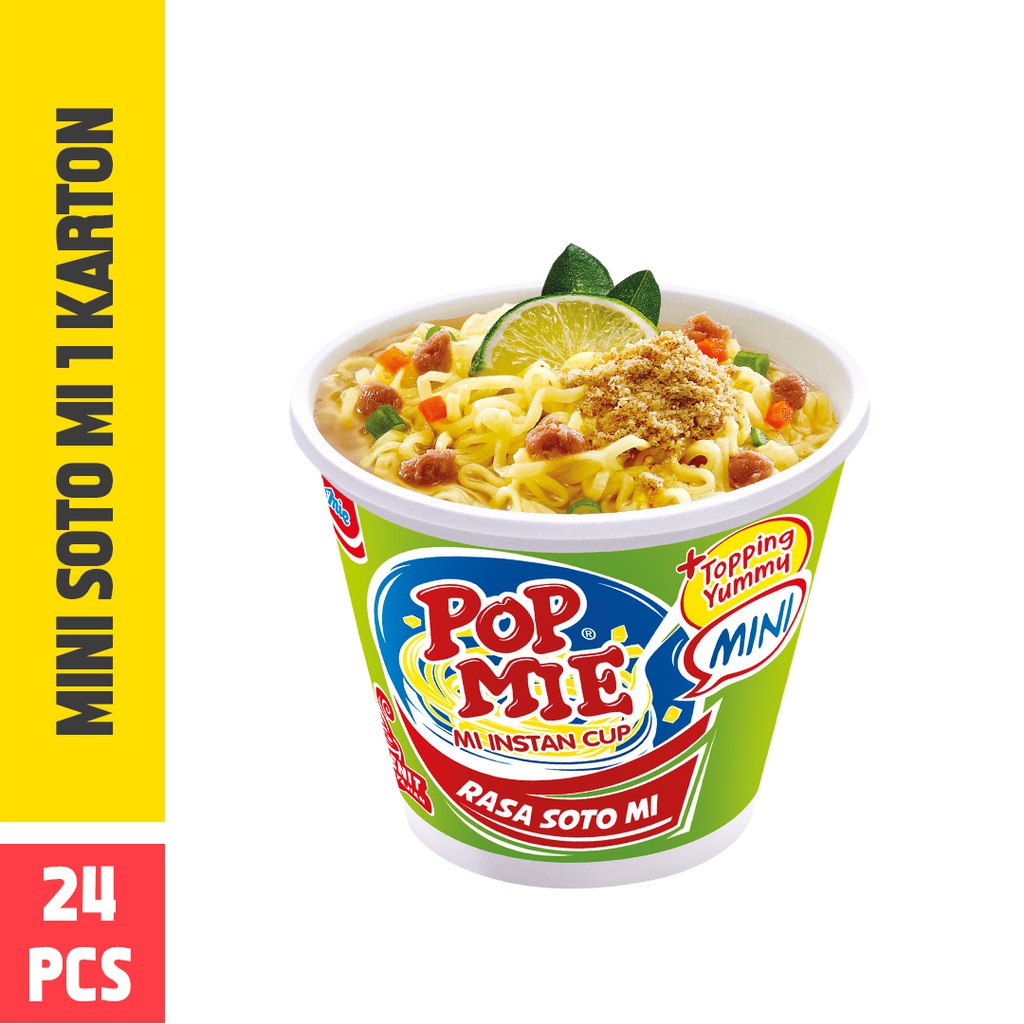Pop Mie Mini Kuah Rasa Soto 1 Dus24pcs 960gr Shopee