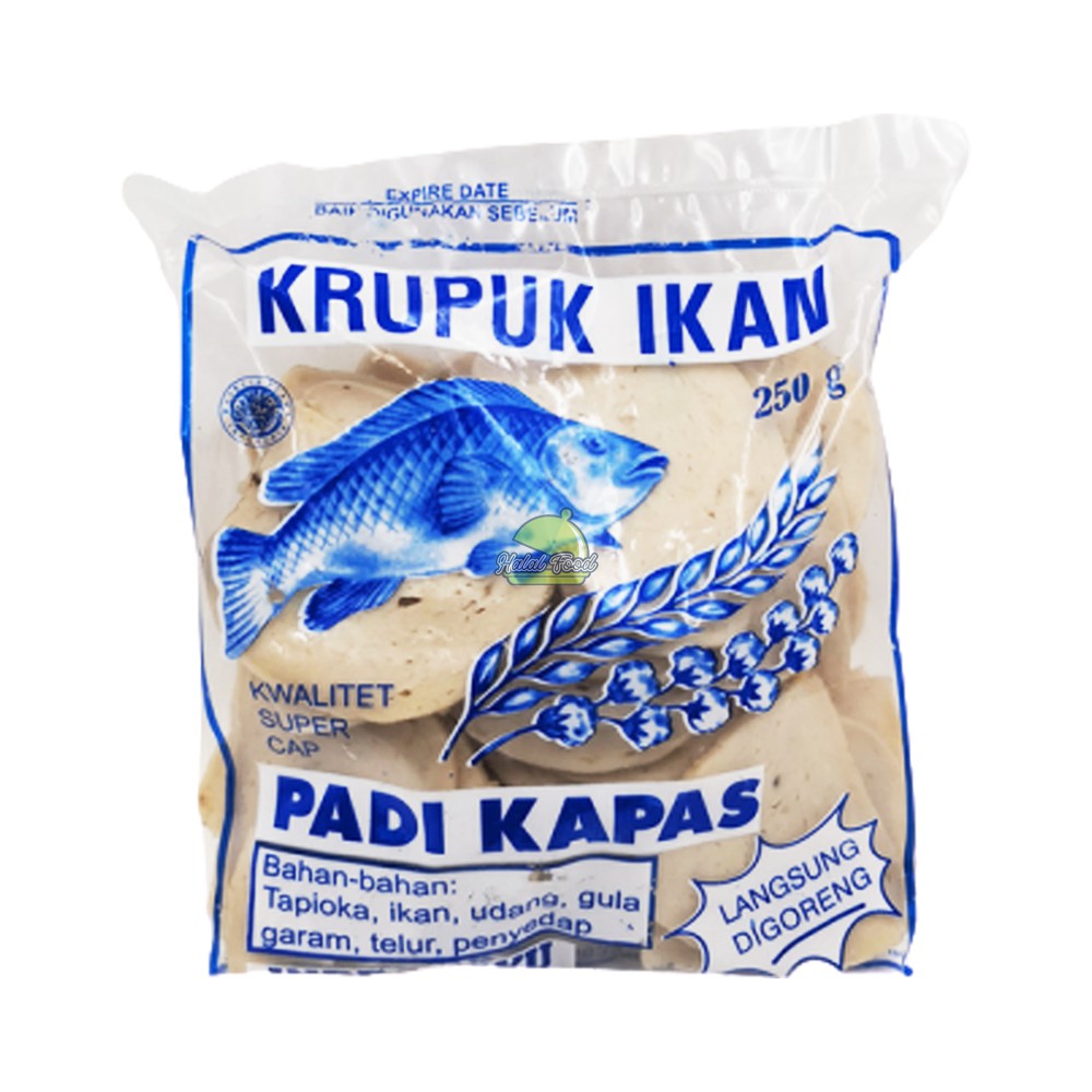 KERUPUK IKAN CAP PADI KAPAS 250 GRAM OLEH OLEH CIREBON Shopee Indonesia