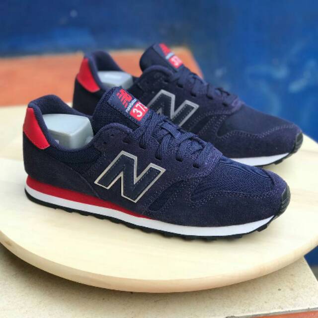Jual New Balance 373 Navy Suede | Shopee Indonesia