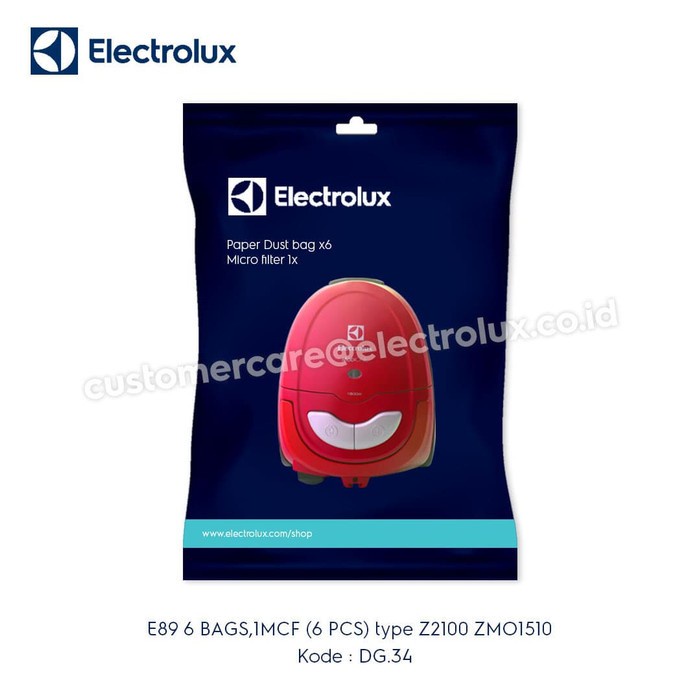 Jual Hadir Kantong Debu Kertas Vacuum Cleaner Electrolux Model Z2100 Dg
