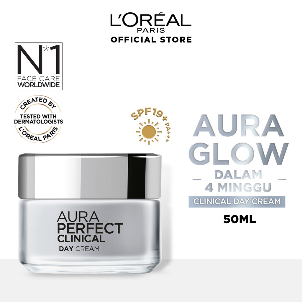 L'Oreal Paris Aura Perfect Clinical Day Cream SPF 19 Skin Care50 ml