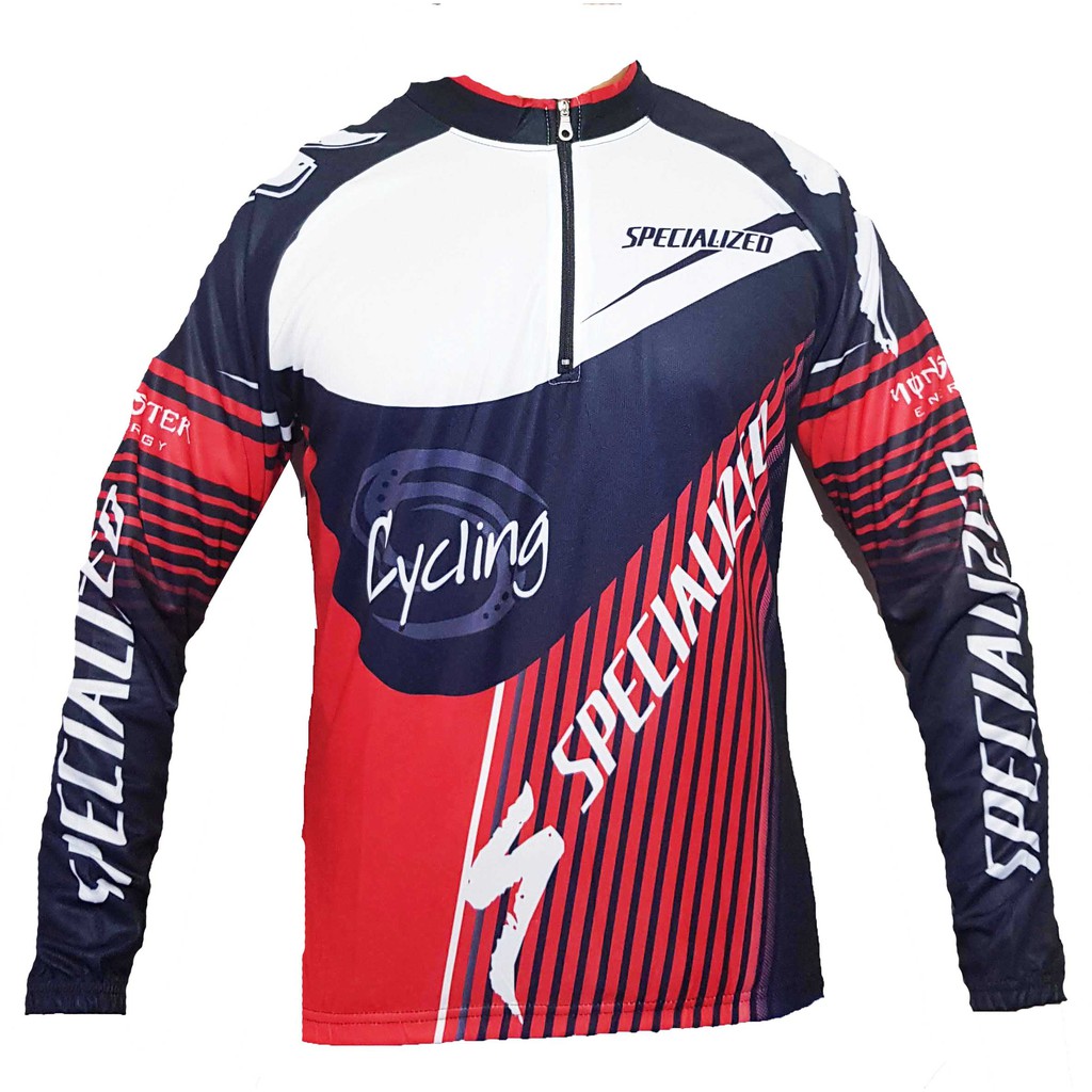 Jual Kaos / Jersey Sepeda / Gowes Lengan Panjang Balap Specialized B022 Indonesia|Shopee Indonesia