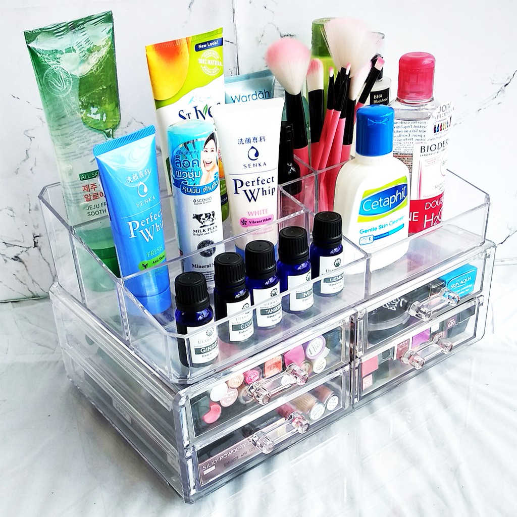 Jual Paket Pretty/Makeup Organizer/Tempat Kosmetik/Make up Organizer