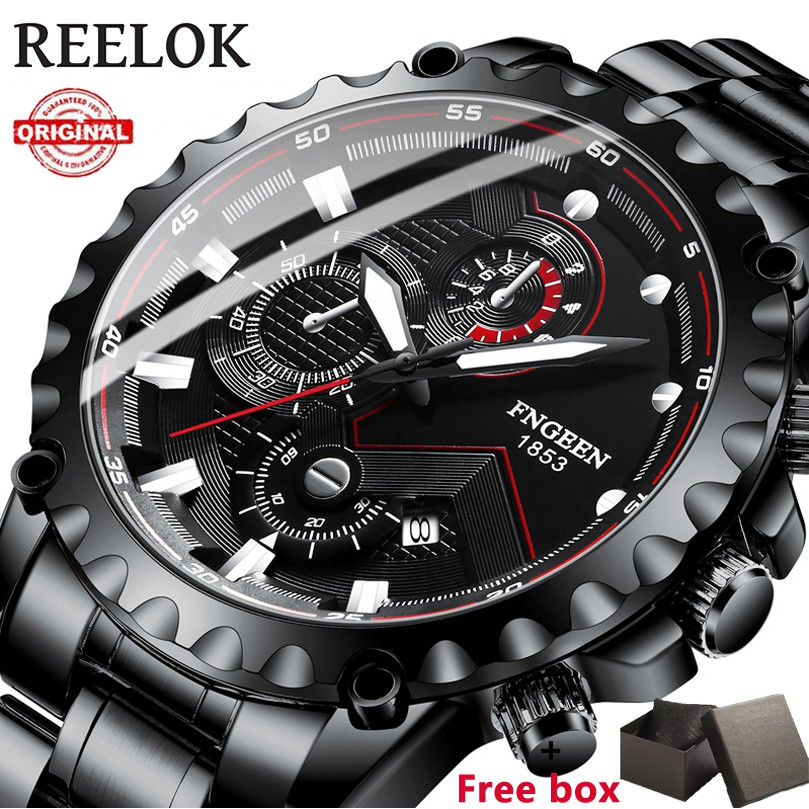 Jam Tangan Pria Fngeen 5757 Tahan Air Dengan Analog