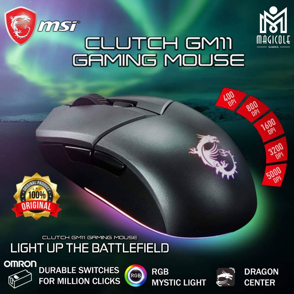Jual MSI CLUTCH GM11 Gaming Mouse Shopee Indonesia