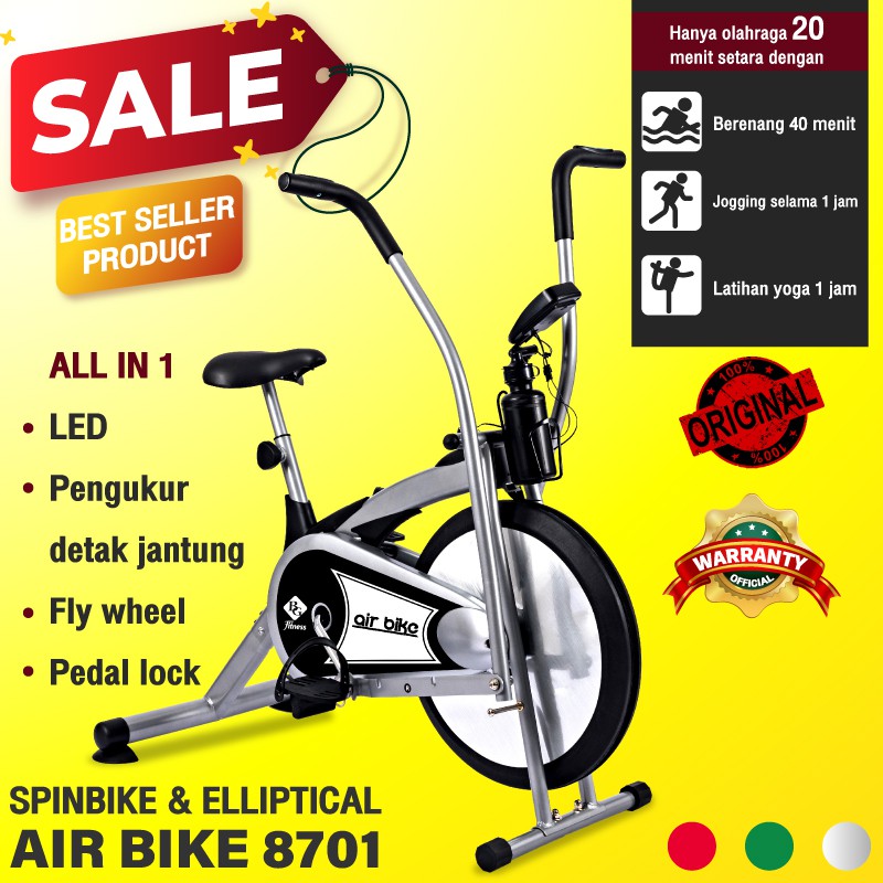 SEPEDA STATIS / SEPEDA KARDIO / SEPEDA FITNESS / PLATINUM BIKE / AIR