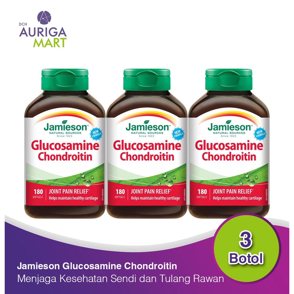 Jual Jamieson Glucosamine Chondroitin MSM 120 (3 botol) Shopee Indonesia