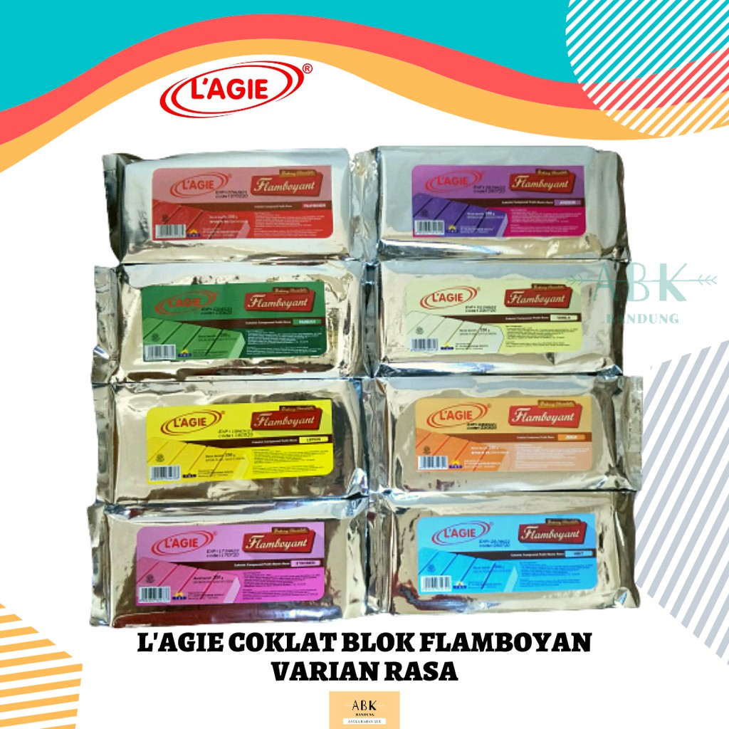 Jual Coklat Blok Lagie Flamboyant Varian Rasa 250Gr | Coklat Batang Warna 250G | Shopee Indonesia