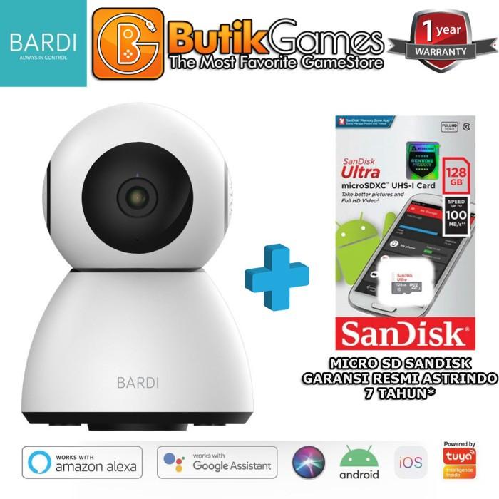 Jual Nay / Camera Kamera Cctv Bardi Ipcam Indoor Ptz + Memori 128Gb