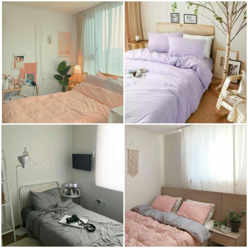 Sprei Korea Aesthetic (import) / Korean Bedroom / Sprei