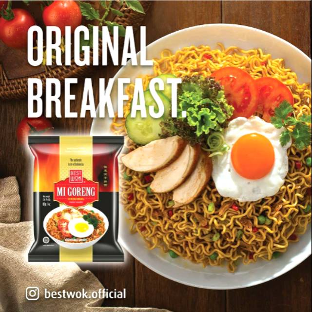 Mie goreng instant BEST WOK HALAL Shopee Indonesia