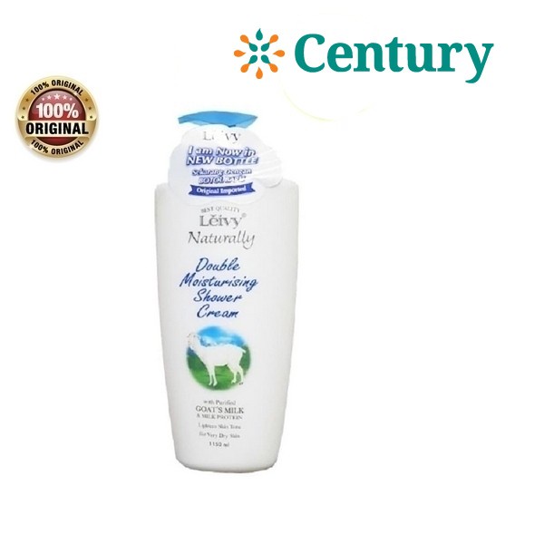 Jual Leivy Naturally Moisturising Shower Pump Goat Milk 1150ml / Sabun