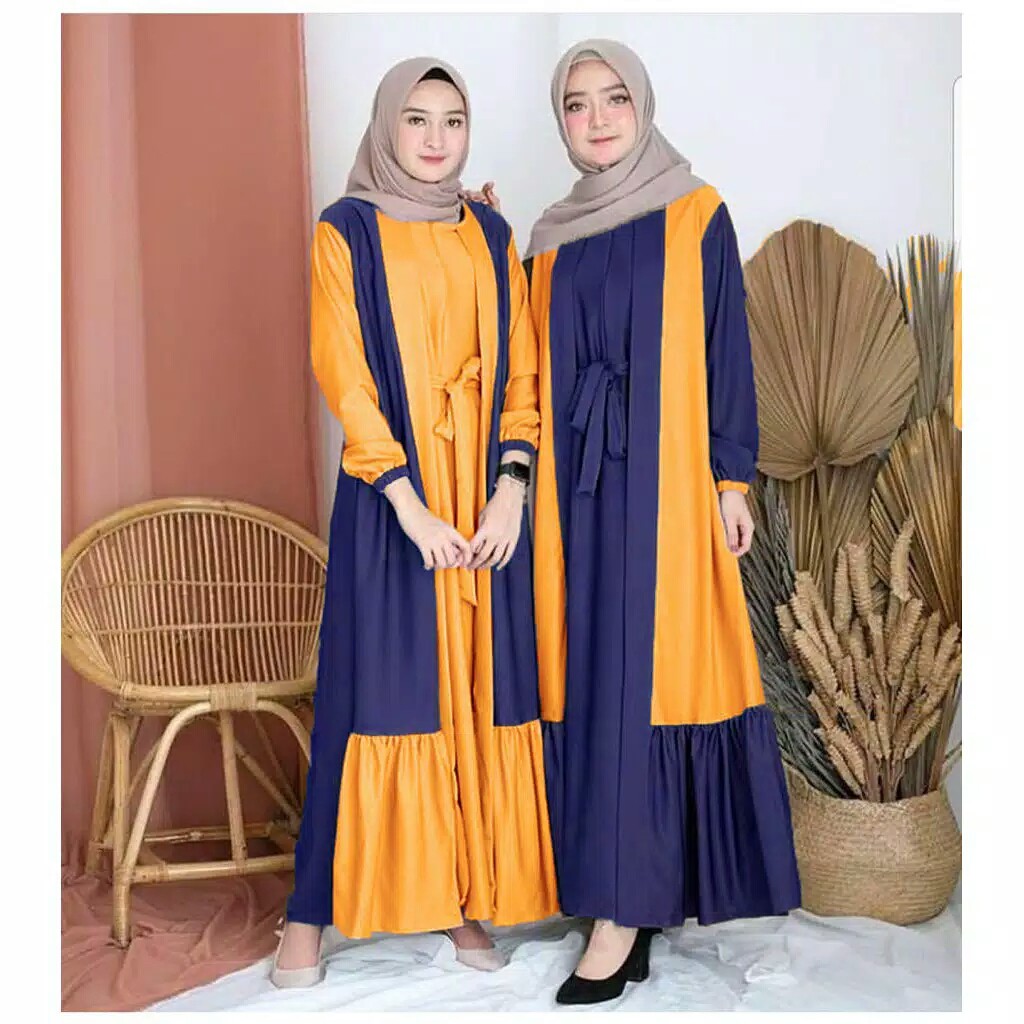 GAMIS LILIANA MAXI size S M L XL fashion muslim terbaru