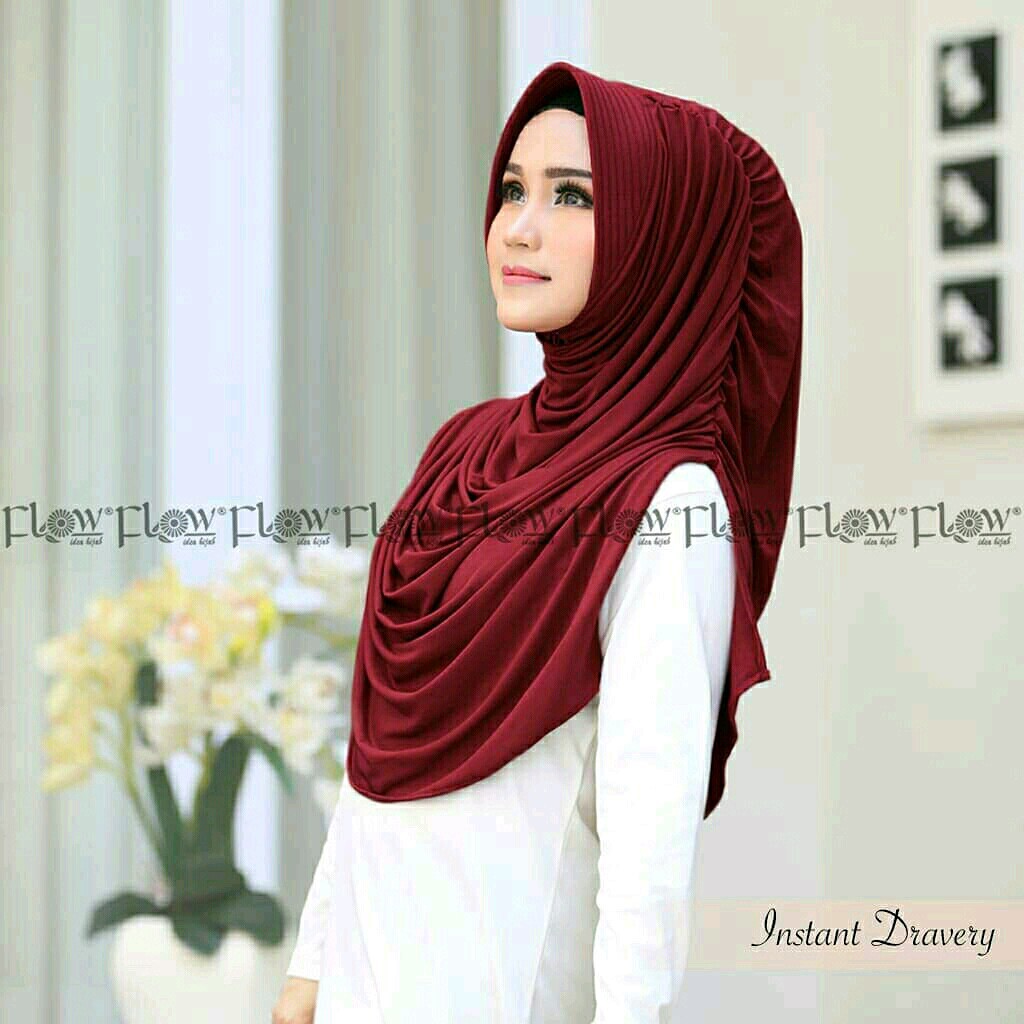 Shopee Jilbab Instan Murah Voal Motif