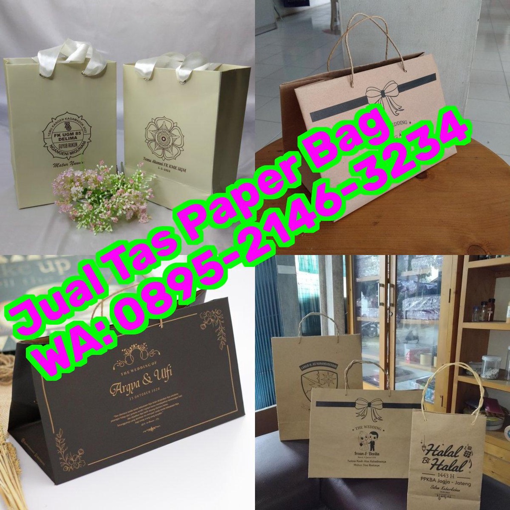 Jual Paper Bag Jogja 500 Jual Tas Kertas Di Jember Shopee Indonesia