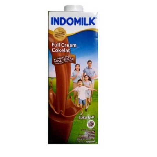 Jual Susu Indomilk Full Cream /Coklat 1000 Ml | Shopee Indonesia