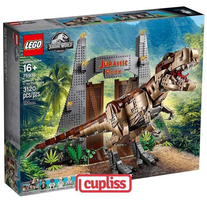 Jual Lego Jurassic World 75936 T Rex Rampage Park | Shopee Indonesia