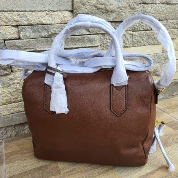 Tas Fossil Fiona Satchel Brown Original Shopee Indonesia