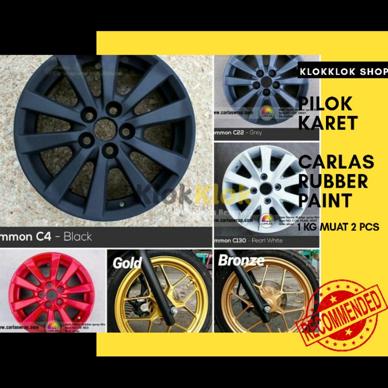 Jual Carlas rubber paint cat karet original Shopee Indonesia