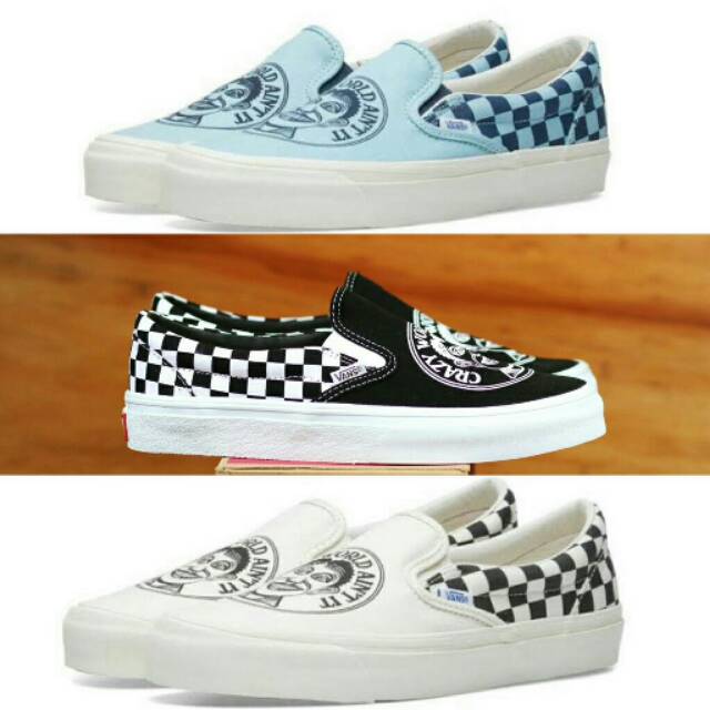 SEPATU VANS SLIPON CRAZY WORLD Shopee Indonesia