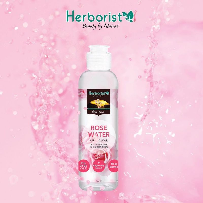 Jual Herborist face tonic rose water air mawar 100ml Shopee Indonesia