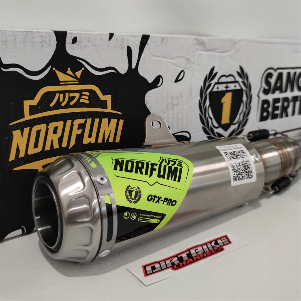 KNALPOT NORIFUMI ORIGINAL GTX PRO JUPITER Z VEGA BEBEK GRASSTRACK