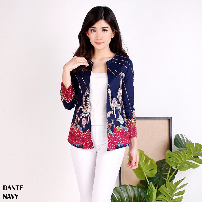 Jual DANTE OUTER Outer Batik Lengan Panjang Wanita