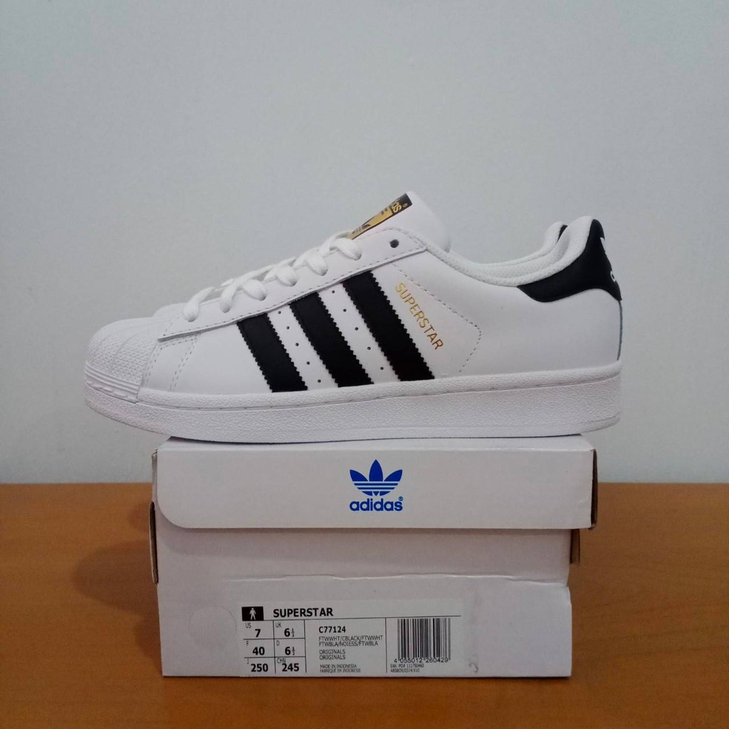 Jual Adidas Superstar White Black - Cloud White Core Black | Shopee Indonesia