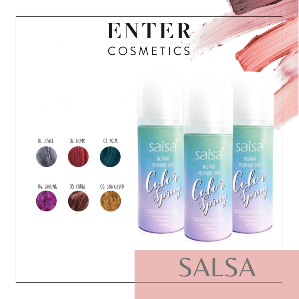 Jual SALSA Instant Mermaid Hair Color Spray Instant Spray Hair