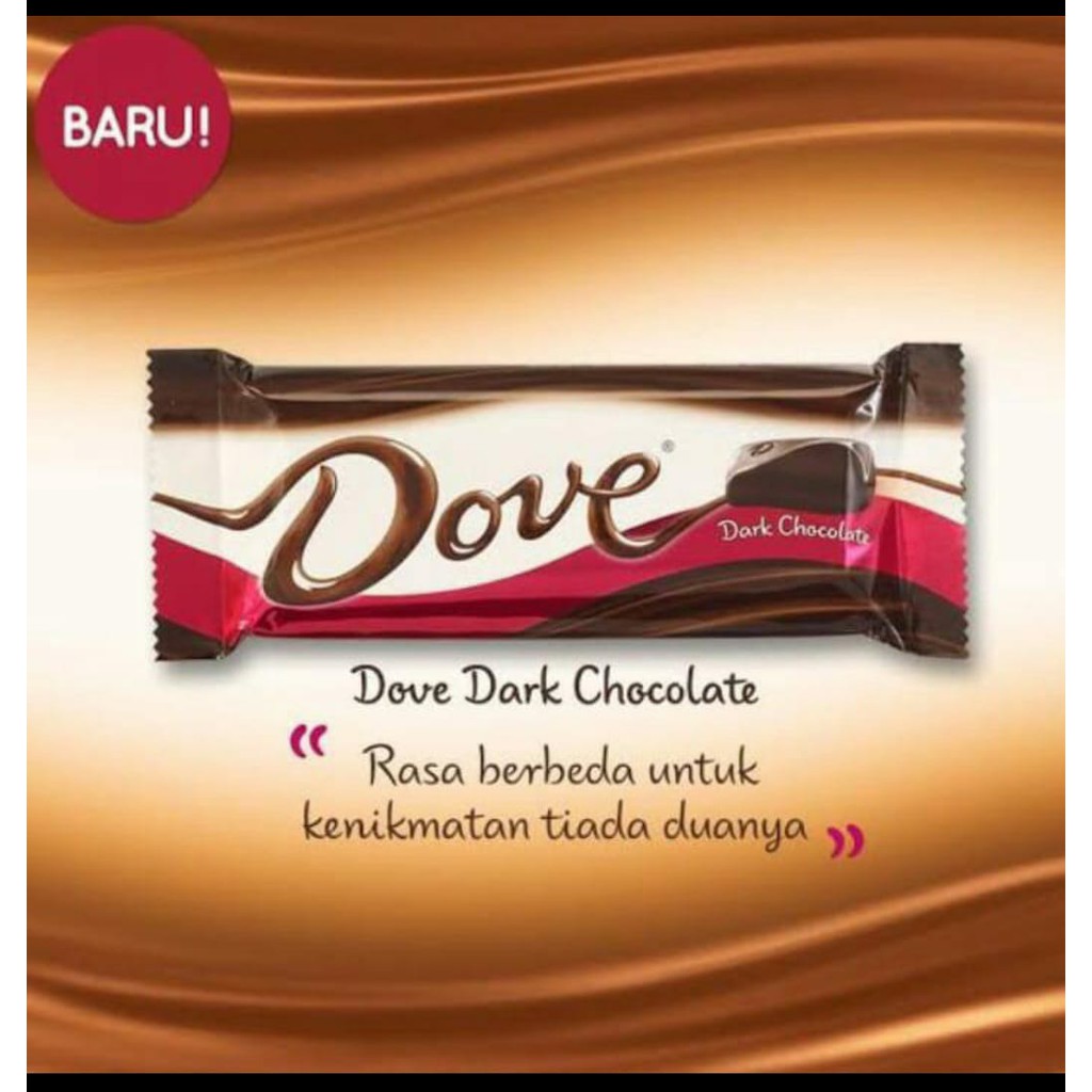 Jual Coklat Dove Dark Chocolate 43 Gram | Shopee Indonesia