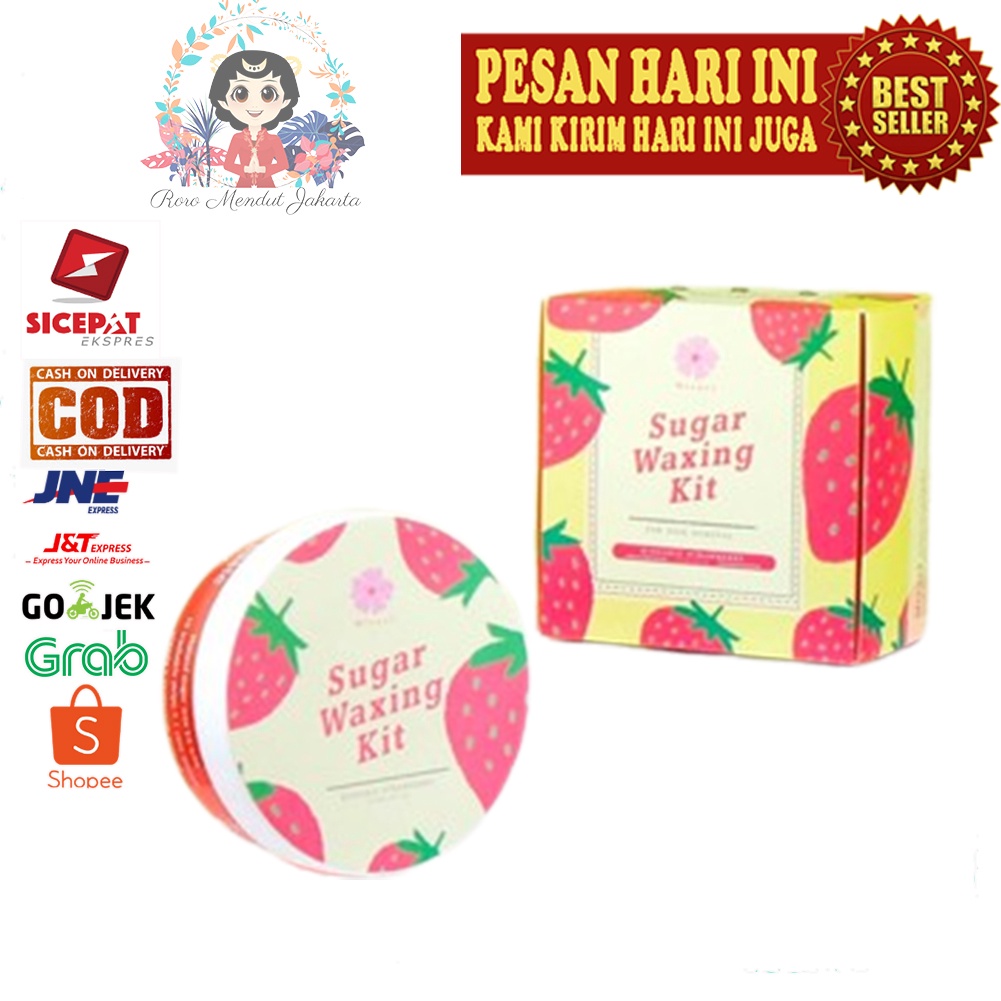 Jual MIRAEL Brightening Strawberry Sugar Waxing Kit