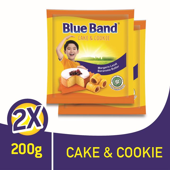 Blue Band Cake & Cookie Margarin 200 gr 2 pcs Shopee