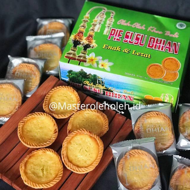 Pie Susu Dhian Bali Isi 10 Gratis Dus Kue Susu Pia Susu Egg Tart Pai