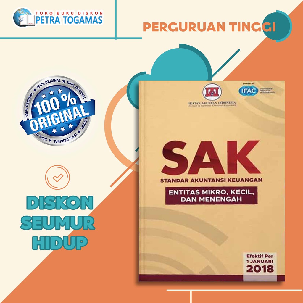 Jual STANDAR AKUNTANSI KEUANGAN ENTITAS MIKRO, KECIL, DAN MENENGAH (SAK