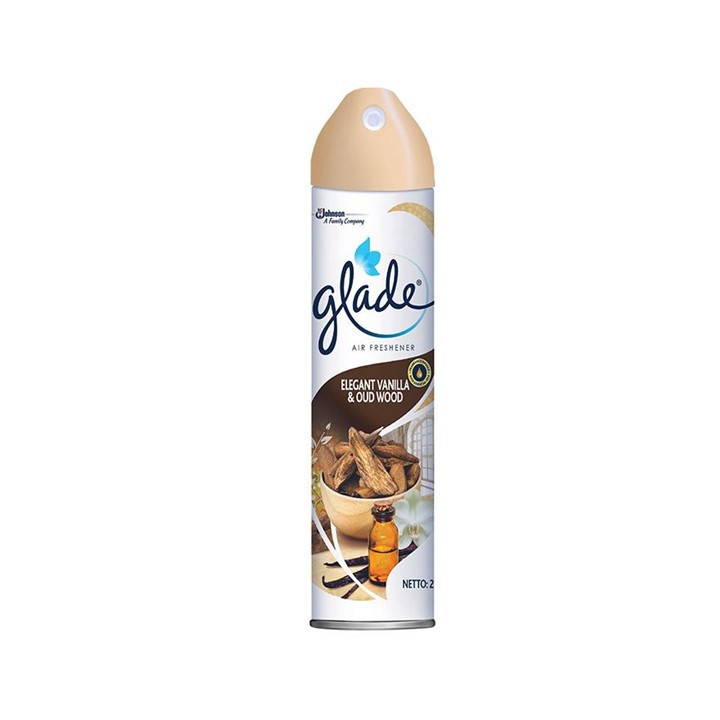Jual Glade Spa Aerosol Elegant Vanilla & Oud Wood Air Freshener 250ml