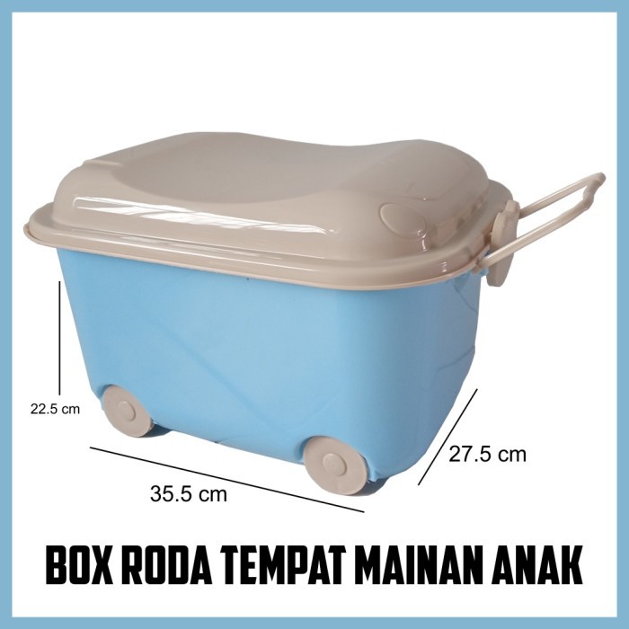 Jual Box Roda Kotak Untuk Mainan Anak Atau Tempat Penyimpanan Besar | Shopee Indonesia