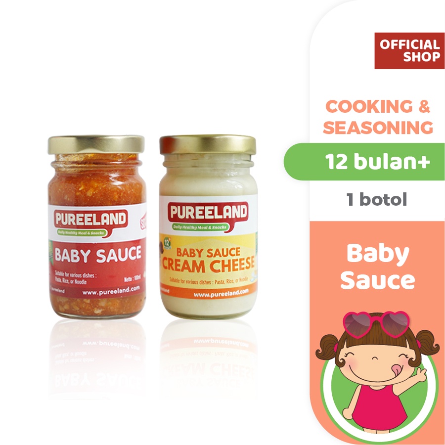 Jual Pureeland Saus Pasta / Baby Pasta Sauce / MPASI Bayi Organik