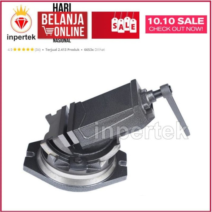 Ragum 5&quot; QHK Catok 5&quot; Ragum 5 Inch Ragum Sudut Miring dan Putar Ragum QHK  Vise Penjepit Benda Kerja | Shopee Indonesia