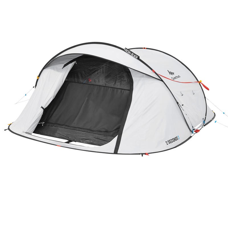 Jual Quechua 2 Second 3 Fresh&Black Tenda Tent Camping Untuk 3 Orang | Shopee Indonesia
